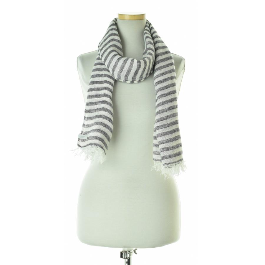 fog linen work / フォグリネンワーク リネンボーダー ストール  