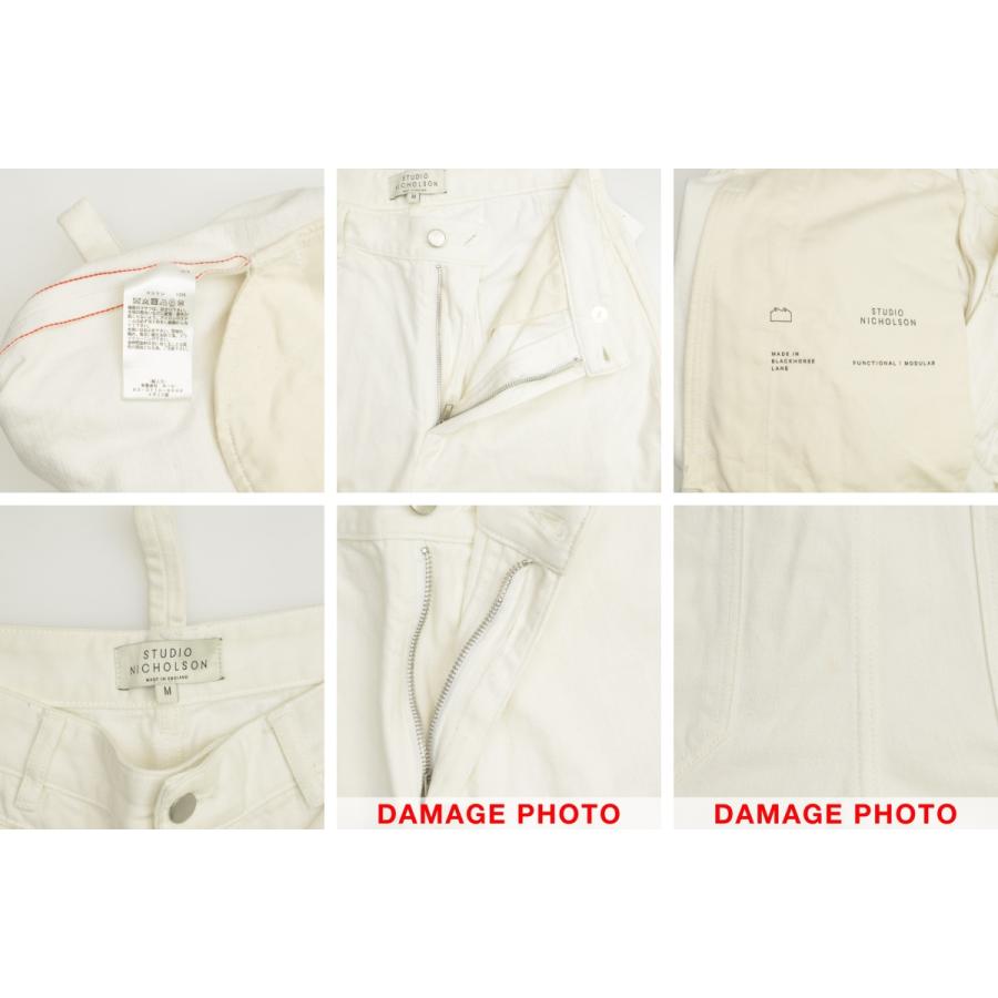 STUDIO NICHOLSON / スタジオ ニコルソン SNM-029 PYAD SELVEDGE DENIM OPTIC WHITE パンツ_2