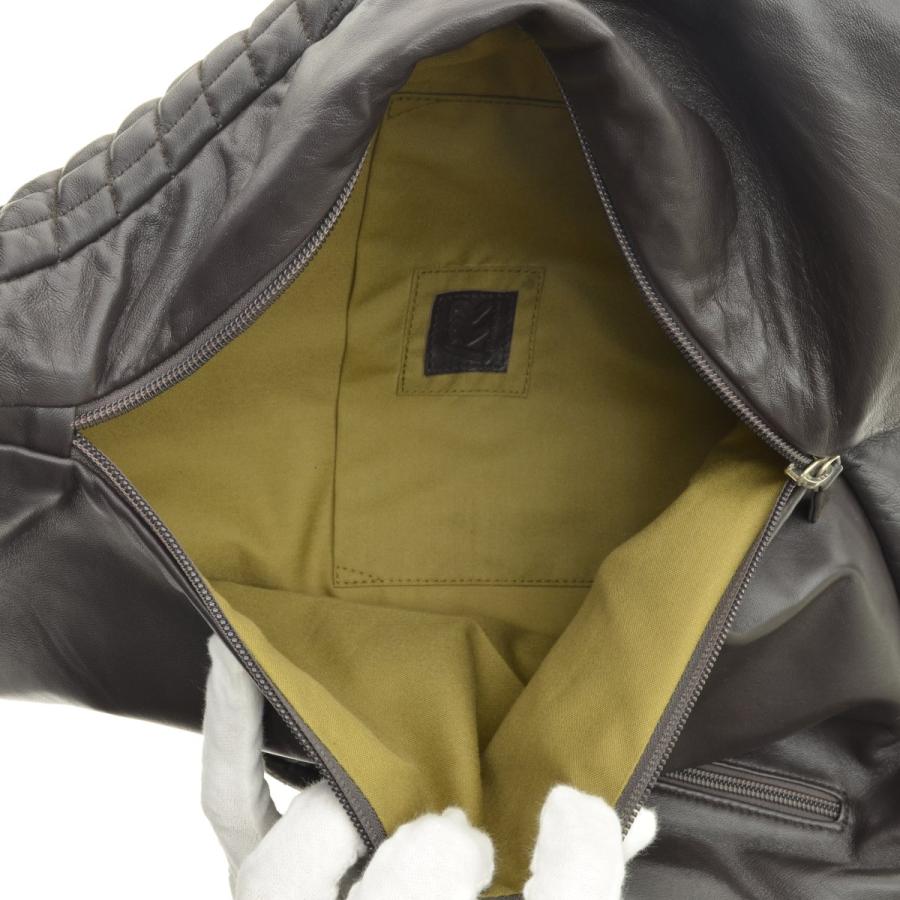 Riiko Mode Recycled シープキルティング加工 バックパック : ブランド  