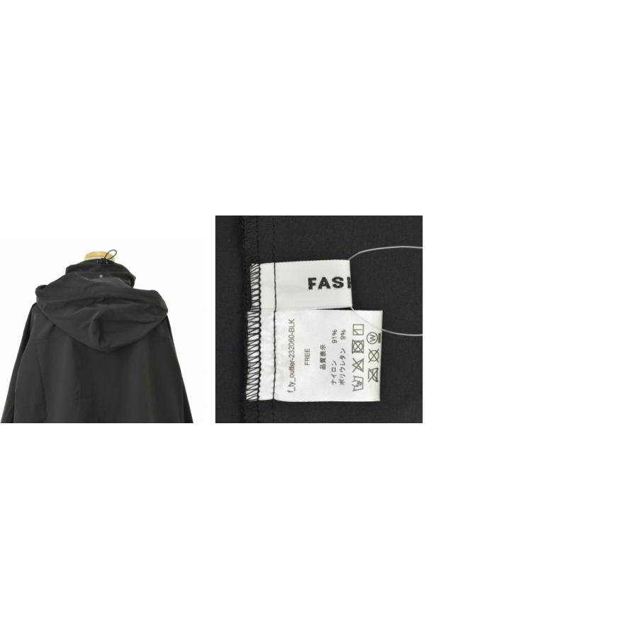 【FASHIRU】TRUE COLORS MARKET f_ty_outter-232060-BLKナイロンジャケット FASHIRU / ファシル TRUE COLORS MARKET f_ty_outter-232060-BLK