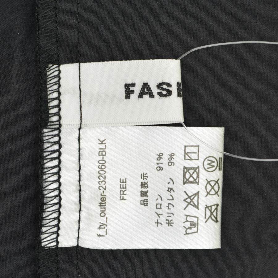 【FASHIRU】TRUE COLORS MARKET f_ty_outter-232060-BLKナイロンジャケット FASHIRU / ファシル TRUE COLORS MARKET f_ty_outter-232060-BLK