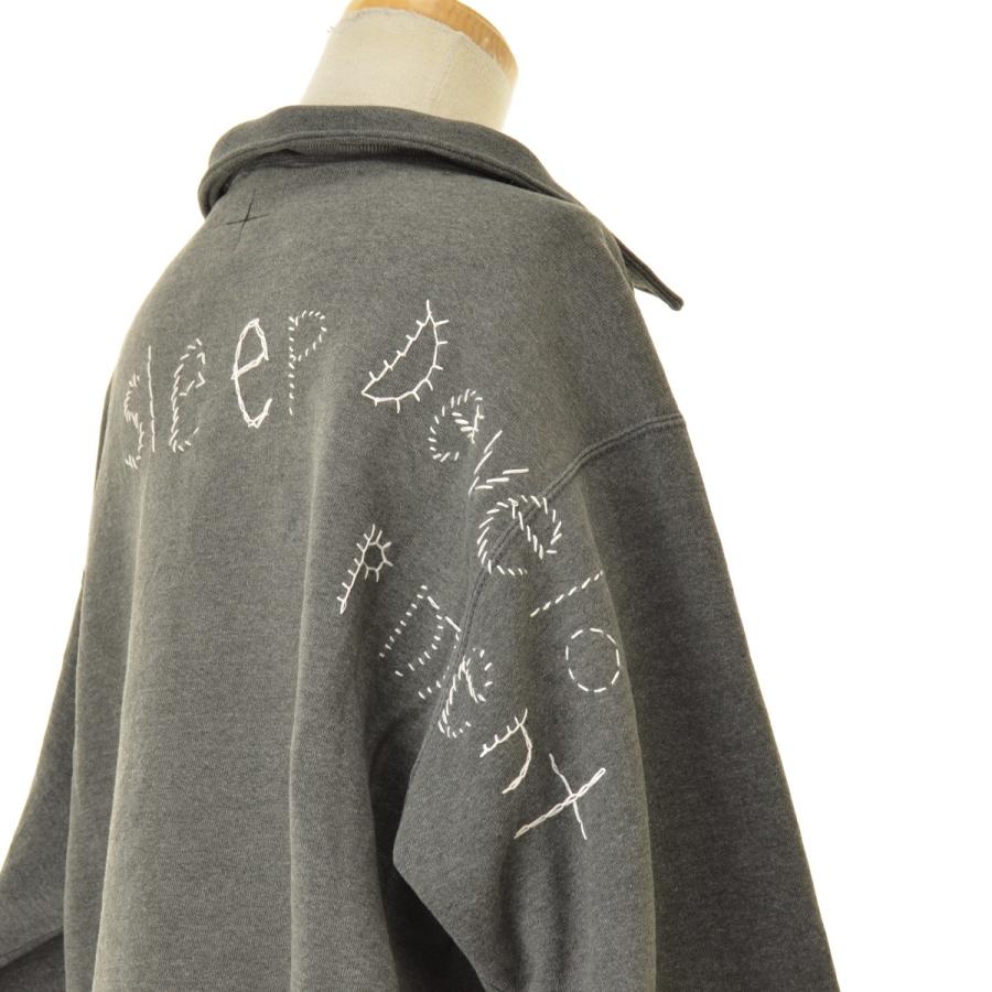 sdgz Sleep Development Goalz 23AW hand stitch collar sweat edge