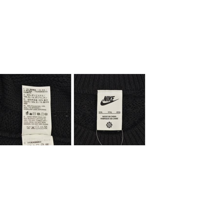 NIKE（ナイキ） DQ5177-010 NL CABLE KNIT L/S SWEATER 長袖ニット