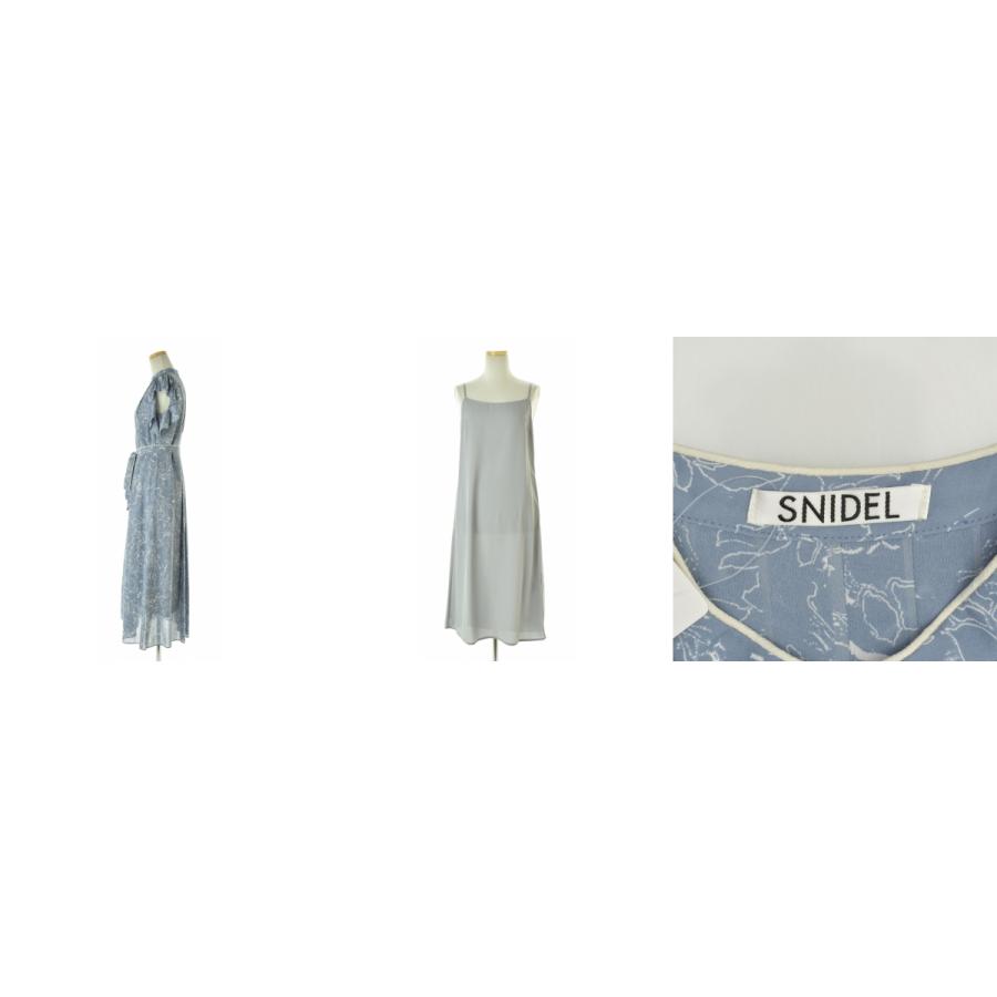 SNIDEL / スナイデル 21SS SWFO212029 マーブルフラワー柄マキシ