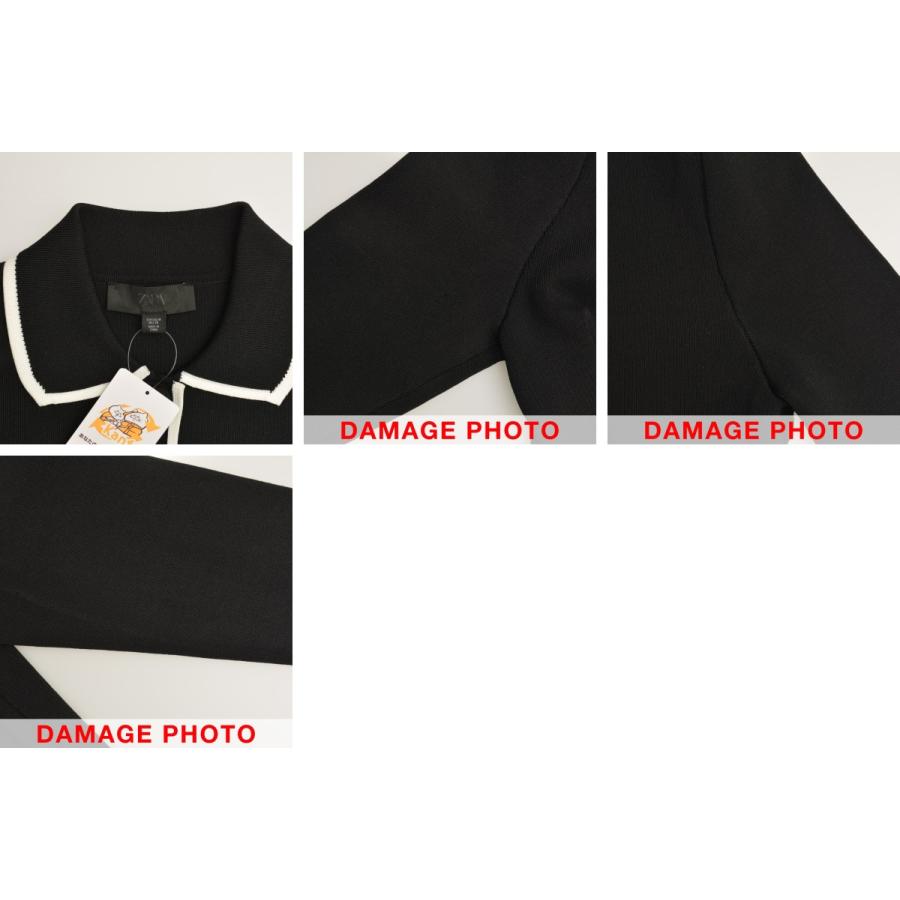 ZARA / ザラ パイピングバイカラーニット ジャケット : ブランド ZARA / ザラ パイピングバイカラーニット ジャケット : ブランド