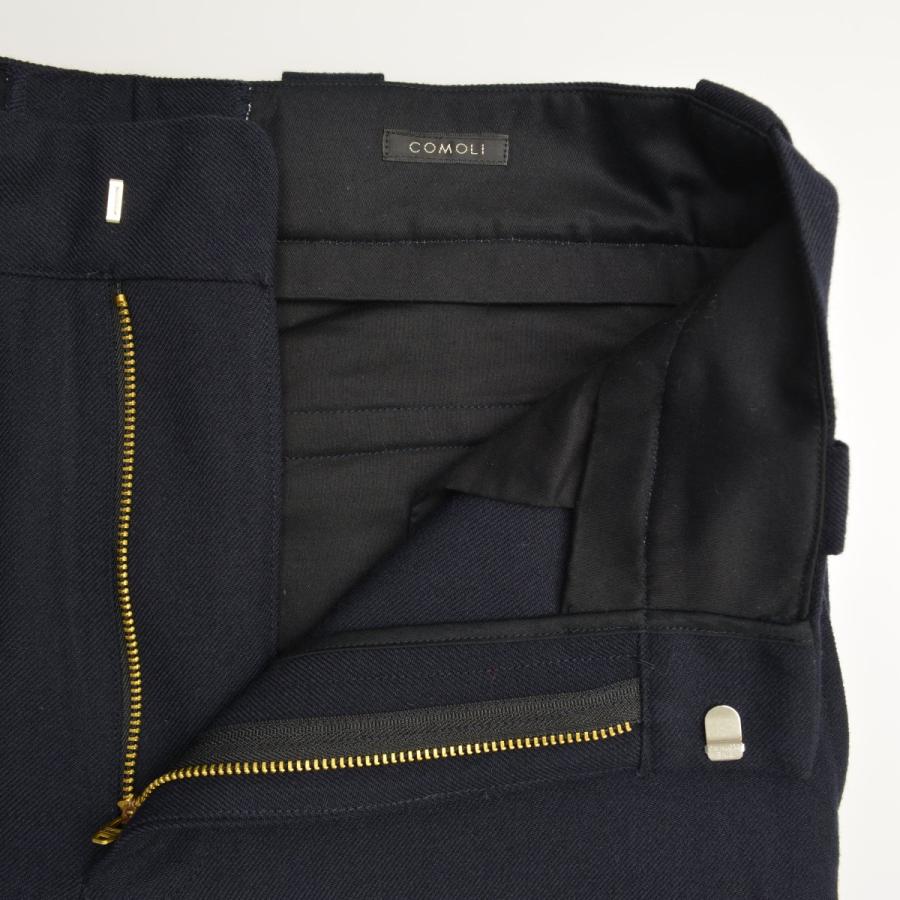 COMOLI / コモリ 24AW A03-03023 ウールサージ パンツ ウール COMOLI / コモリ 24AW A03-03023 ウールサージ パンツ ウール