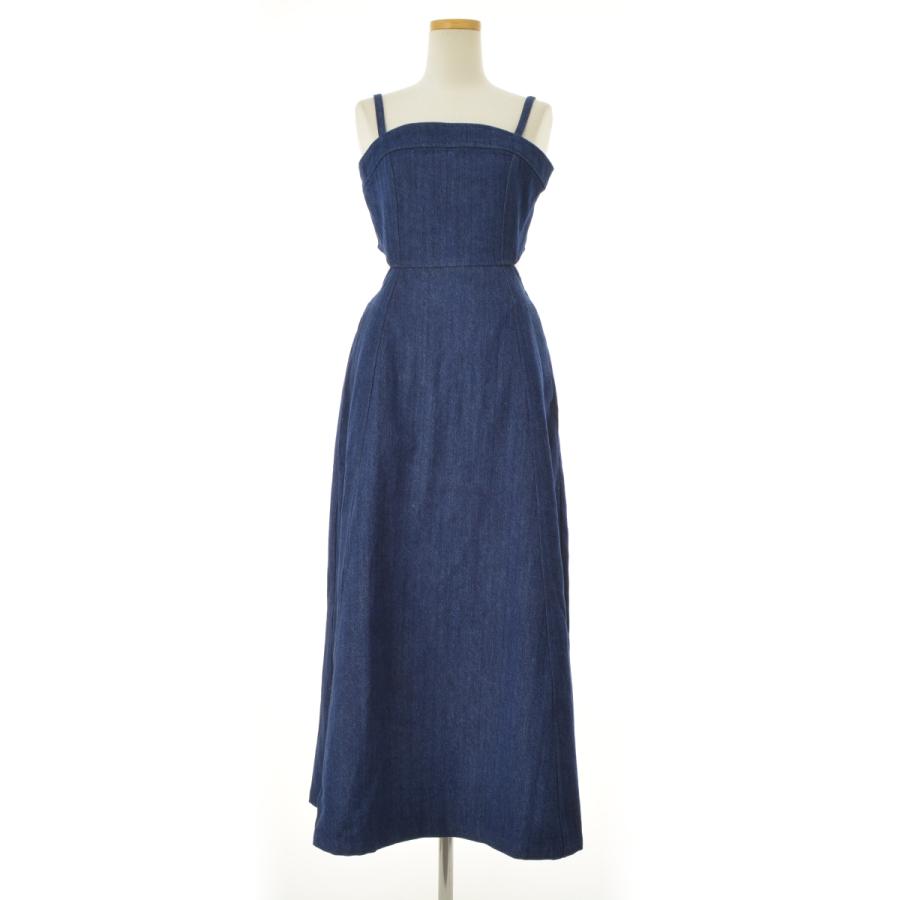 ZAMPA（ザンパ） urban hymns デニムバックオープンビスチェワンピース 