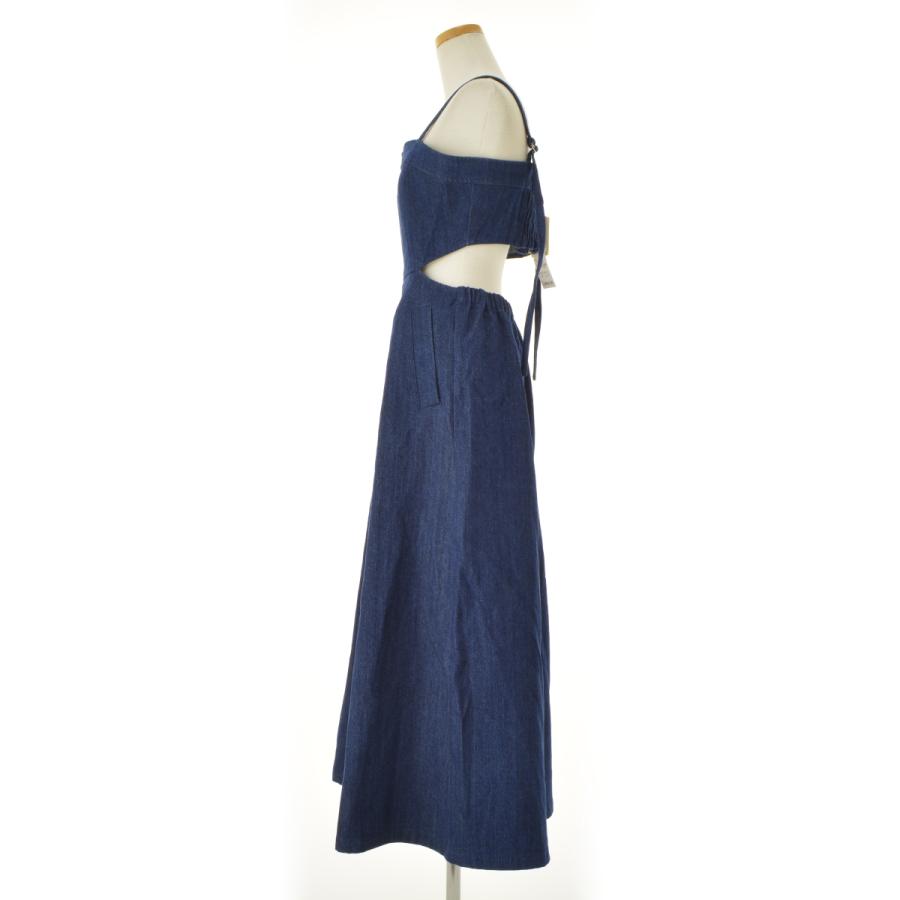 ZAMPA（ザンパ） urban hymns デニムバックオープンビスチェワンピース 
