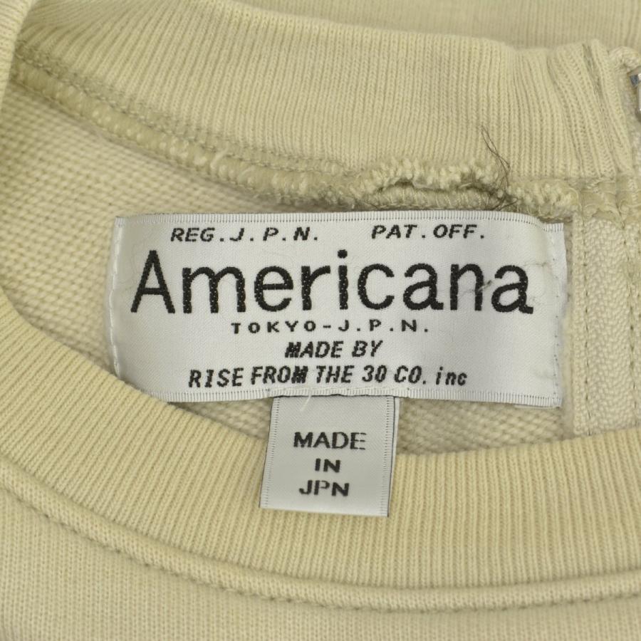 AMERICANA（アメリカーナ） バックジップ 長袖スウェット : ブランド