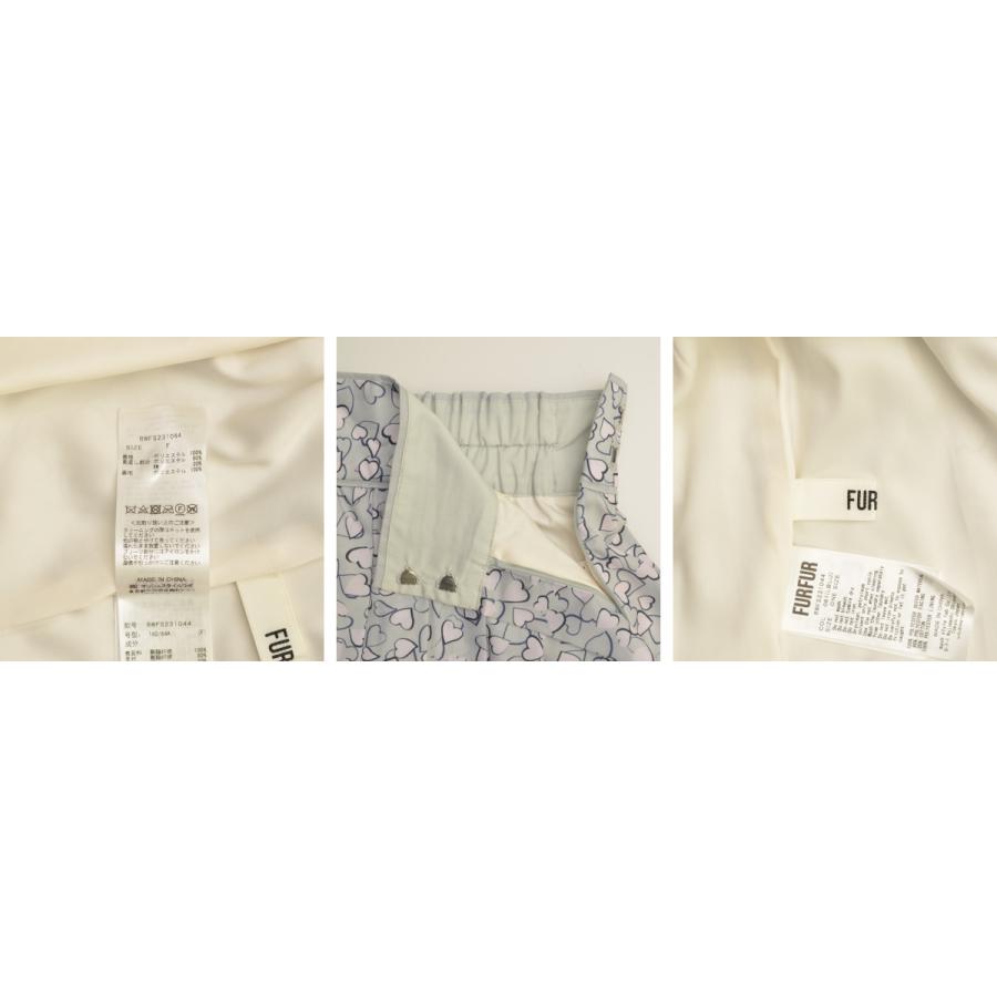 FURFUR / ファーファー 23SS RWFS231044 ハートスカーフプリーツ  
