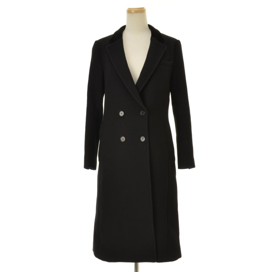 【美品】LOVELESSチェスターコート　ダブル ウールメルトン 上衿ベルベット LOVELESS（ラブレス） 62B41-245-09 ウールメルトンチェスターコート