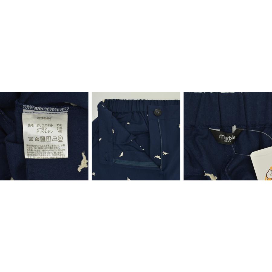 marble SUD（マーブルシュッド） 24AW 07EF065051 dinosaur dot パンツ 