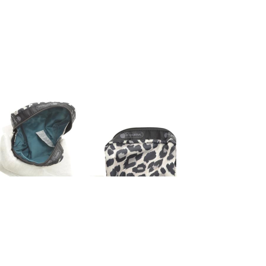 レスポートサック ポーチ ニュートラルレオパード ！ LeSportsac ポーチ 3ZIP COSMETIC ニュートラルレオパード