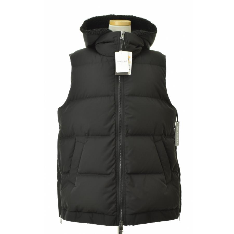 アパルトモン/ ルーアンドレア ２WAY DOWN VEST ブラック LOU ANDREA/ルーアンドレア 2WAY DOWN VEST ダウンベスト（ベスト