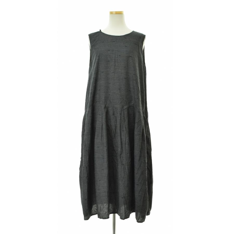 美品◇ヨーガンレールノースリーブロングワンピース