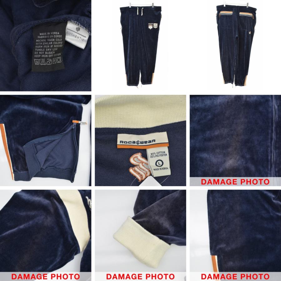 Rocawear / ロカウェア 00s ワッペン付き ベロア ジャージ セットアップ_2