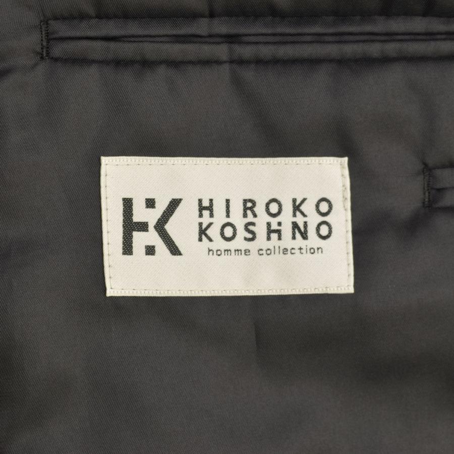 【HIROKOKOSHINO】HOMME ウール混ストライプ 2ボタン パンツ2本スーツ HIROKO KOSHINO（ヒロコ コシノ） HOMME ウール混ストライプ 2ボタン