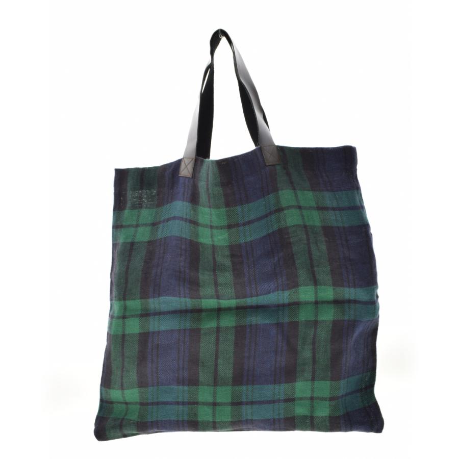 fog linen work（フォグリネンワーク） レザーハンドル リネン トート 