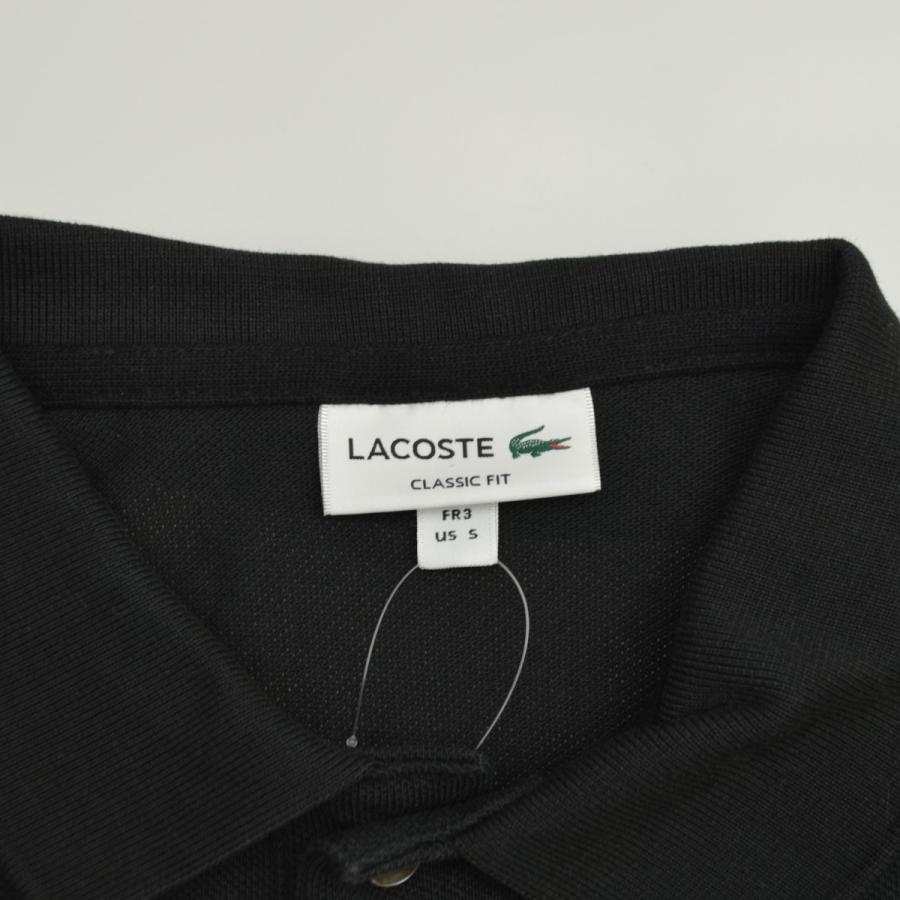 LACOSTE（ラコステ） F8455 CLASSIC FIT ワンポイント刺繍 鹿の子 半袖