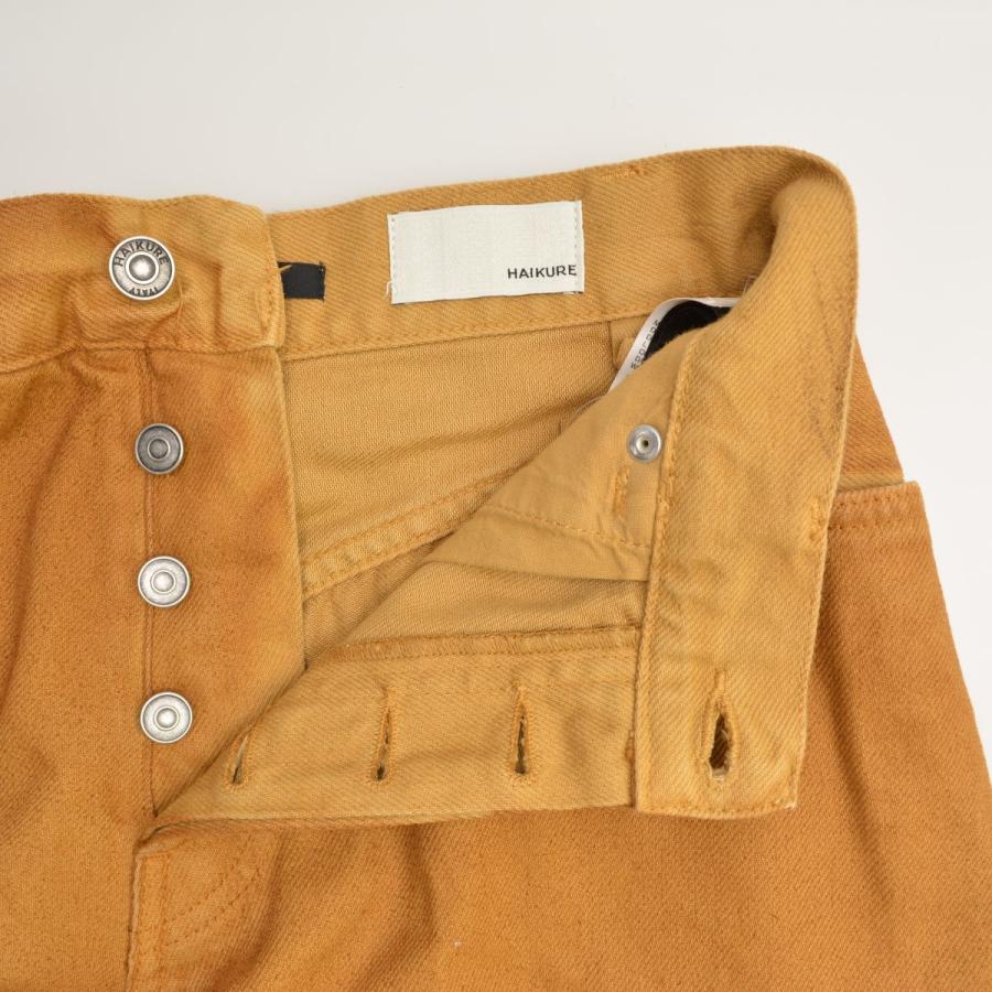 アパルトモン購入　haikure ベージュ ワイドレッグデニム HAIKURE / ハイクル 23AW L'Appartement アパルトモン取扱い