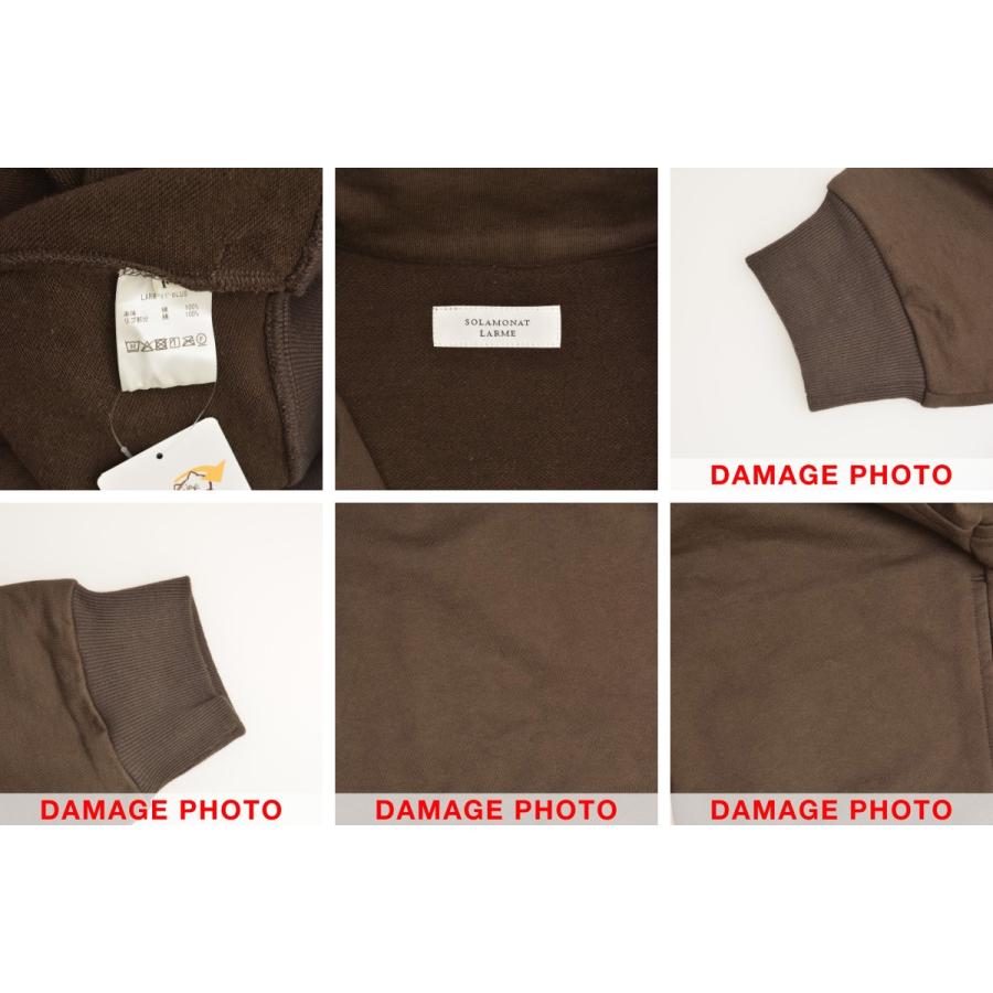SOLAMONAT / ソラモナ LARME LARM-IT-BLUG 裏毛スウェットブルゾン モナスウェット ジップアップスウェット_2