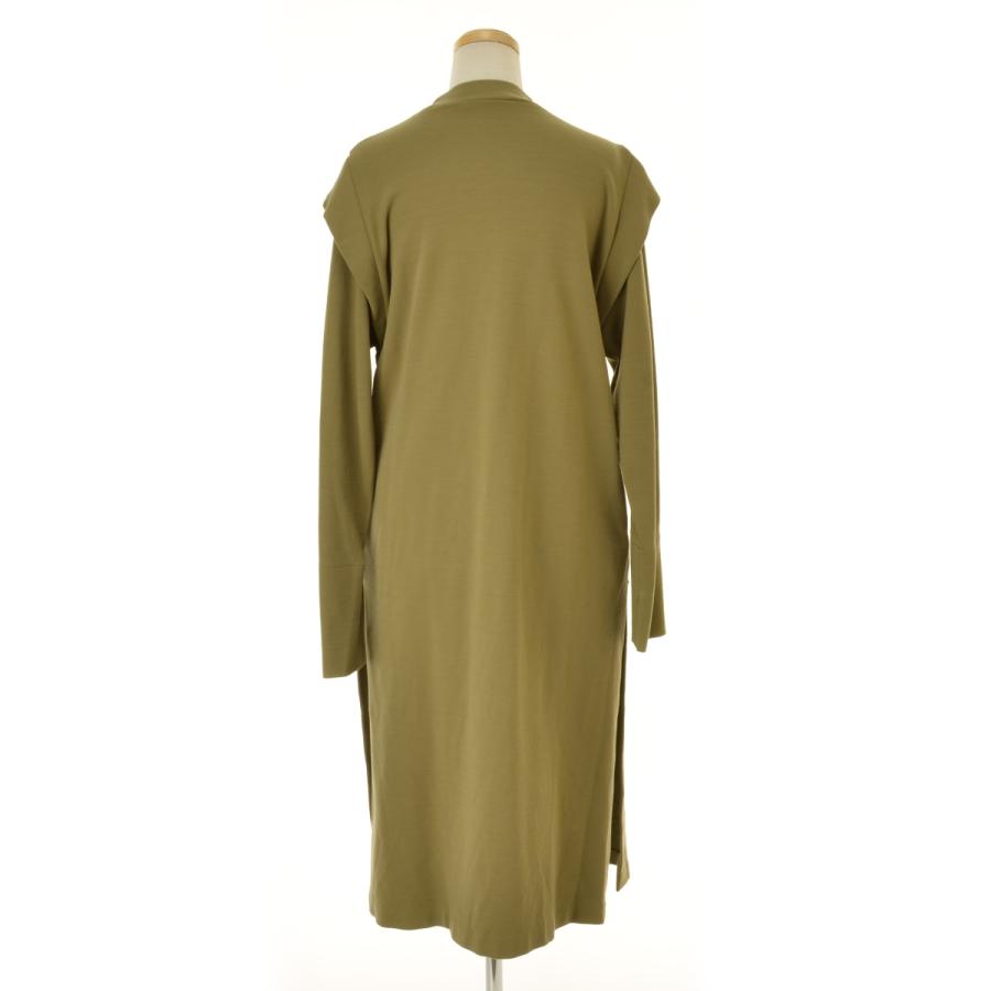 HYKE / ハイク 17AW 172-12159 サイドスリットウールワンピース ロング