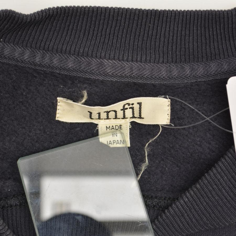 【unfil】WFFL-UW132 vintage cotton fleece side zip oversized sweatshirt長袖スウェット unfil / アンフィル WFFL-UW132 vintage cotton fleece side zip