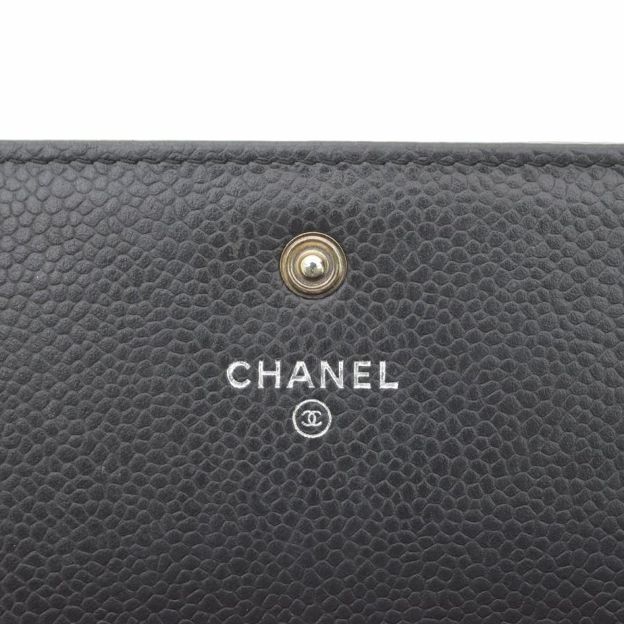 CHANEL / シャネル A80852 エナメル キャビアスキン 財布の画像