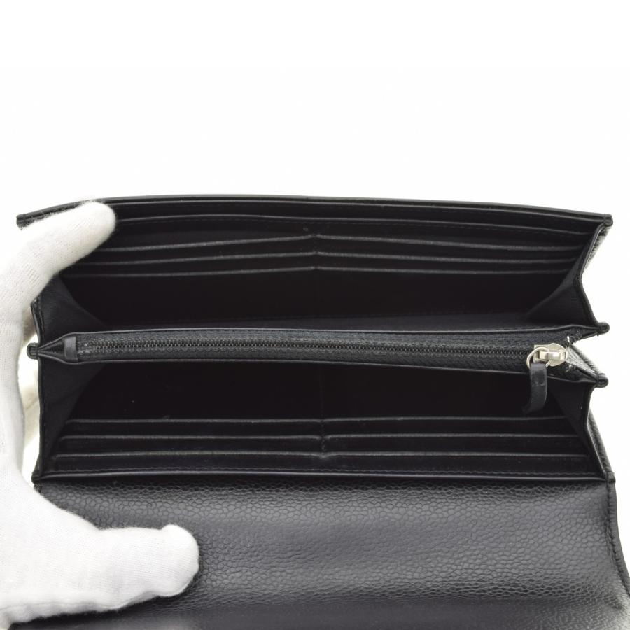 CHANEL / シャネル A80852 エナメル キャビアスキン 財布の画像