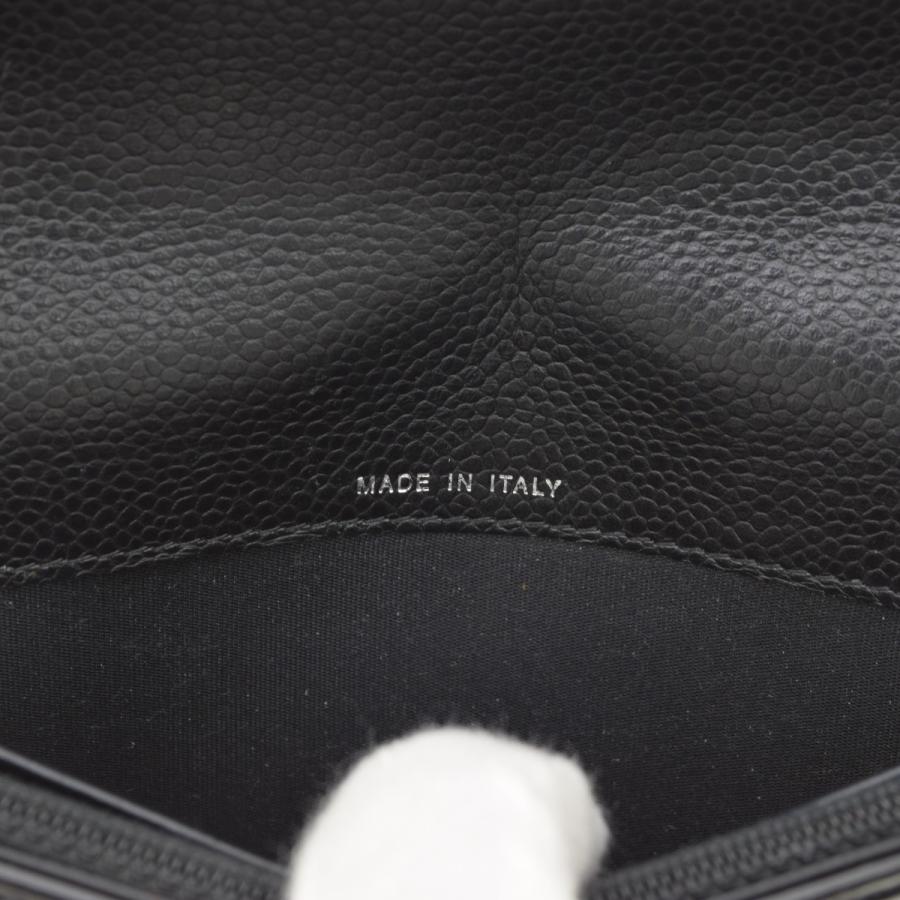 CHANEL / シャネル A80852 エナメル キャビアスキン 財布の画像