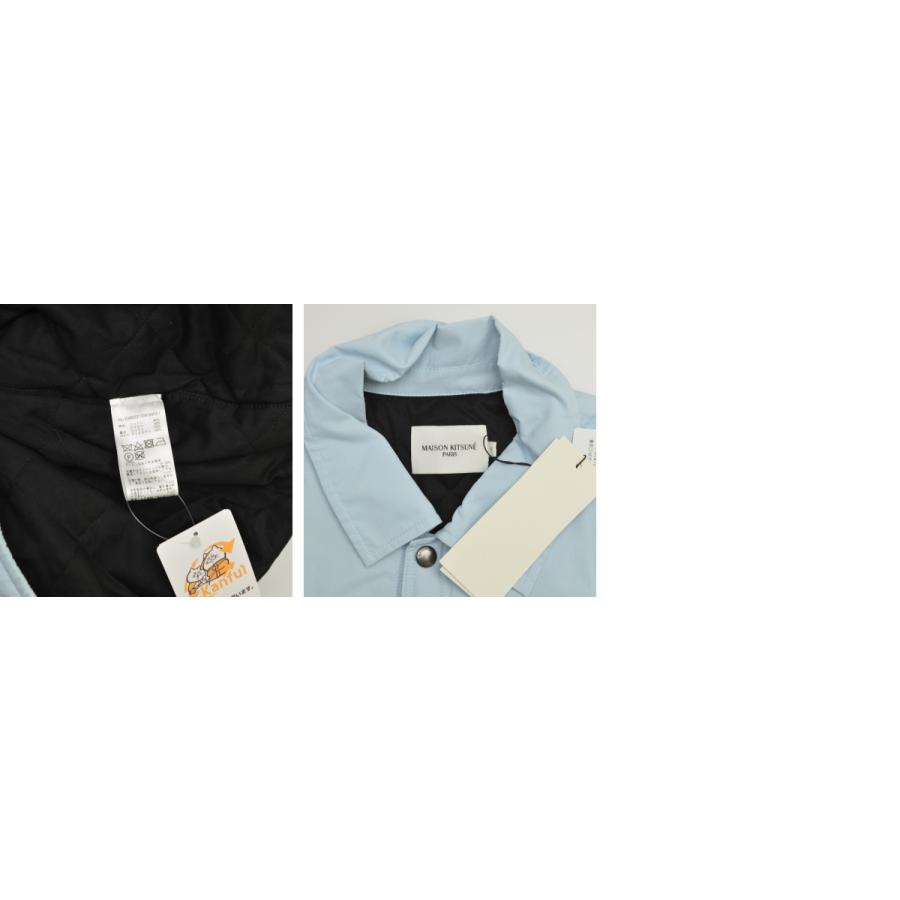【MAISONKITSUNE】KM02218WQ0051 PADDED JACKET 中綿シャツジャケット MAISON KITSUNE（メゾン キツネ） MAISON KITSUNE / メゾン キツネ