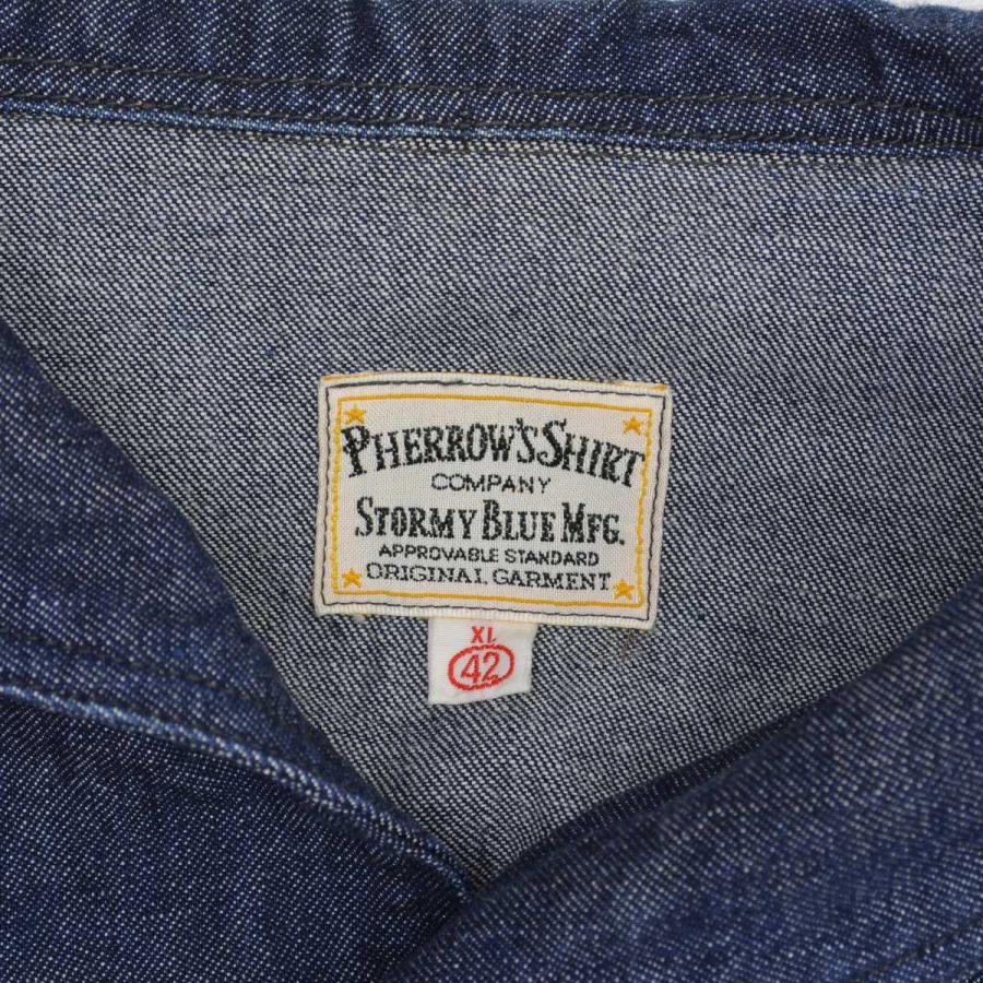 Pherrow's（フェローズ） U.S.NAVY デニム ショールカラー