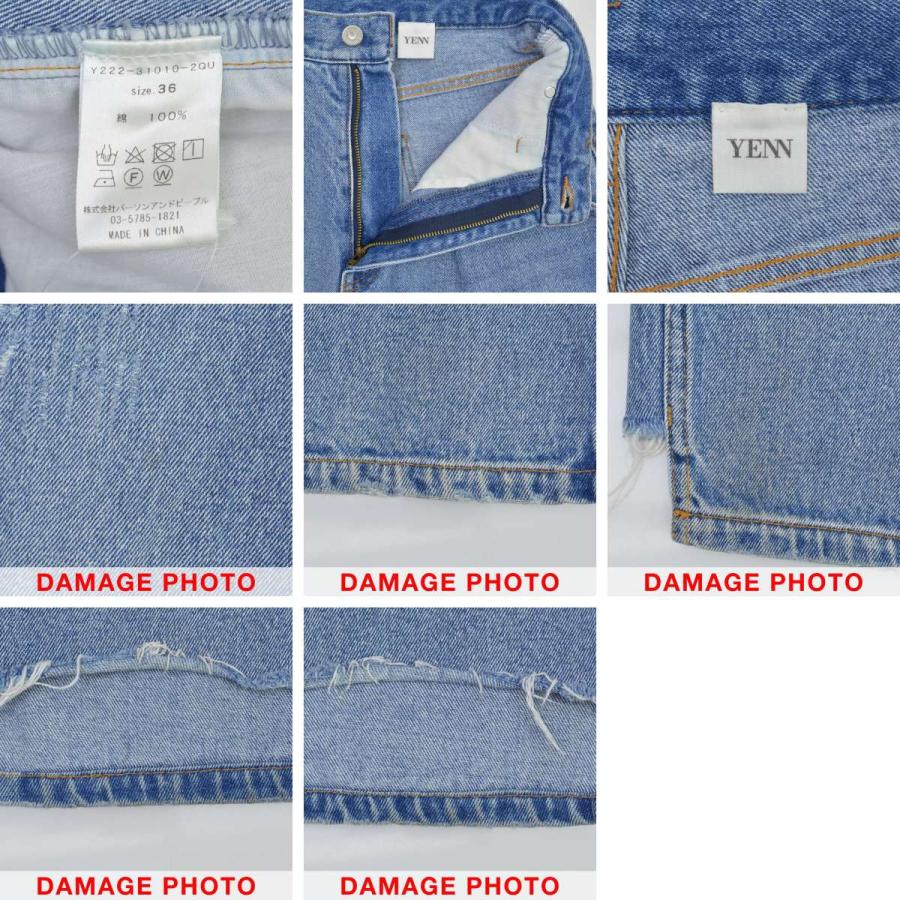 YENN / イエン Y222-31010 HIGH RISE TUCK WIDE DENIM PANTS ハイライズ タック ワイド デニムパンツ_2
