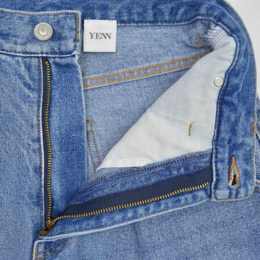 YENN / イエン Y222-31010 HIGH RISE TUCK WIDE DENIM PANTS ハイライズ タック ワイド デニムパンツ_3