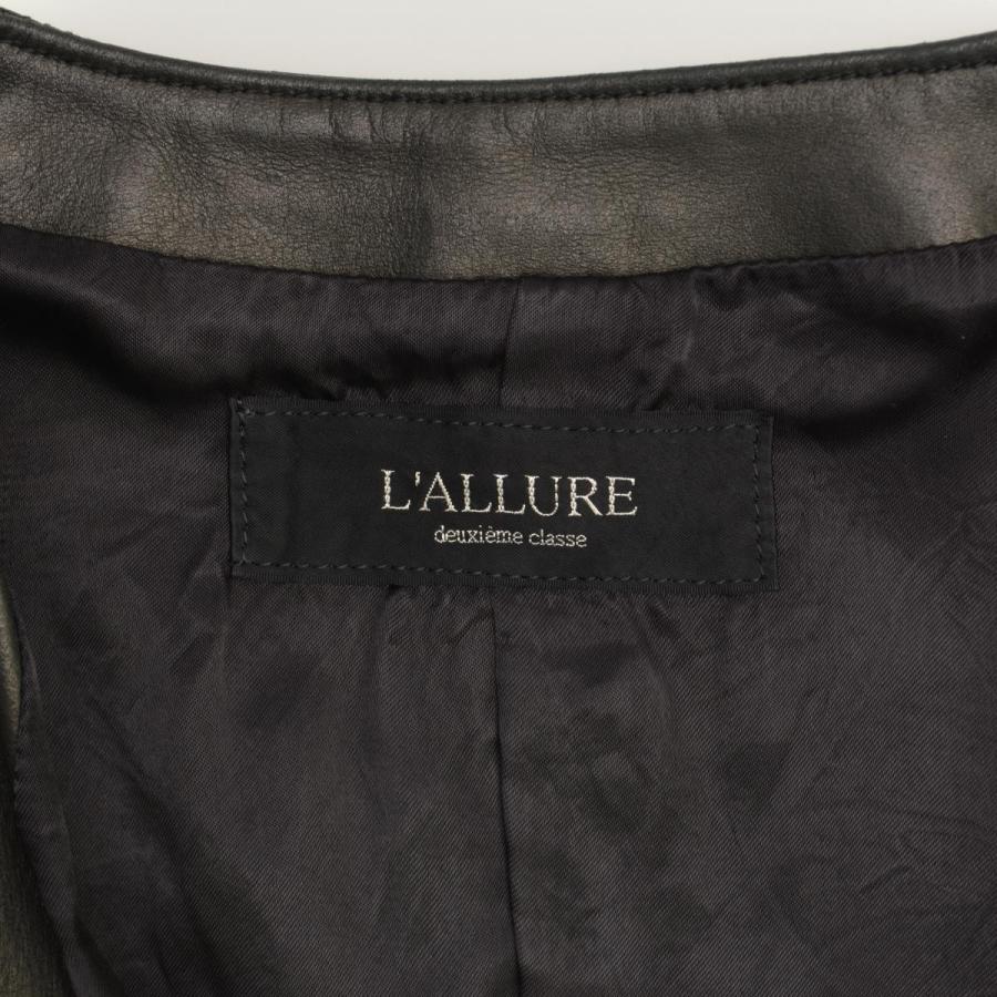 ライダースジャケット/L'ALLURE deuxieme classe/ DEUXIEME CLASSE L'ALLURE / ドゥーズィエムクラスラリュー ノーカラー