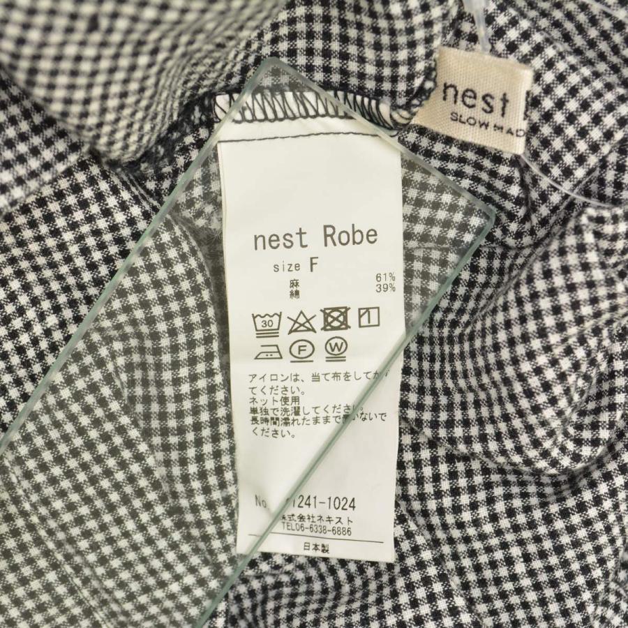 nest Robe（ネストローブ） 01241-1024 ギンガムエプロンドレス