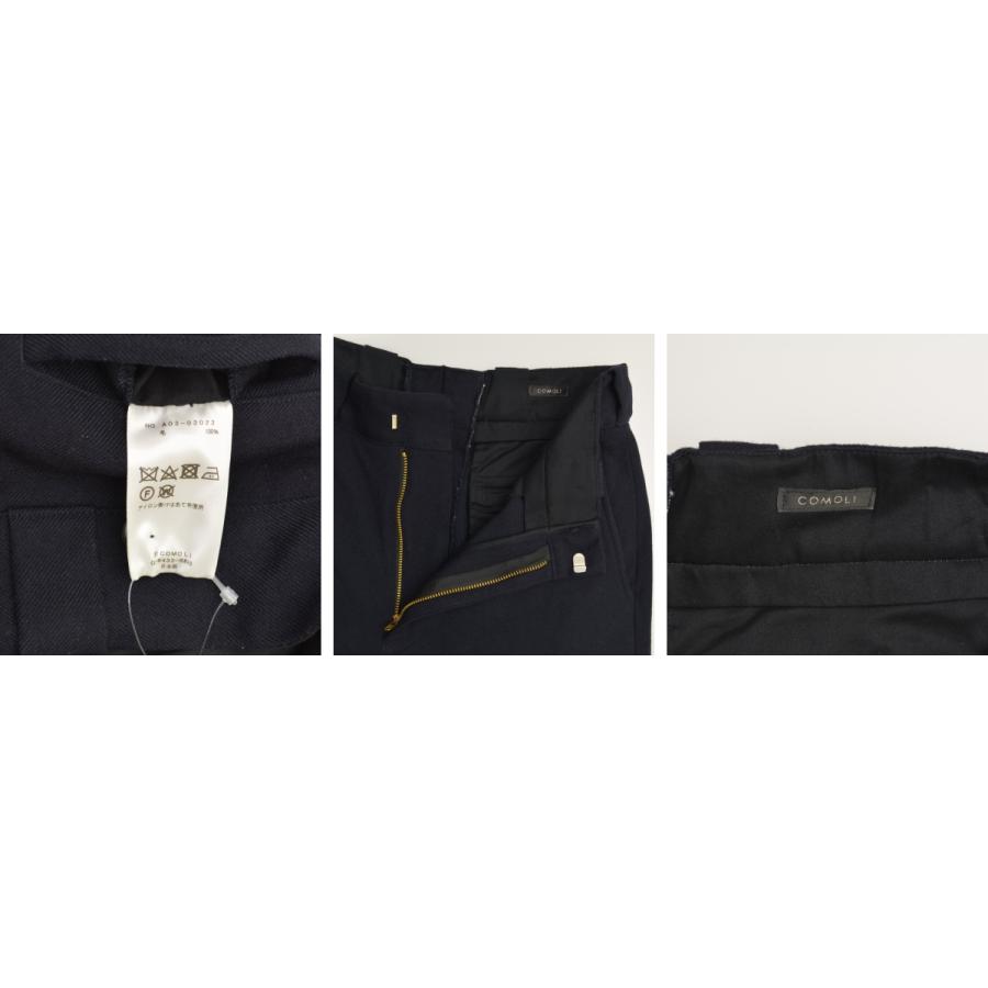 COMOLI / コモリ 24AW A03-03023 ウールサージパンツ ウールパンツ