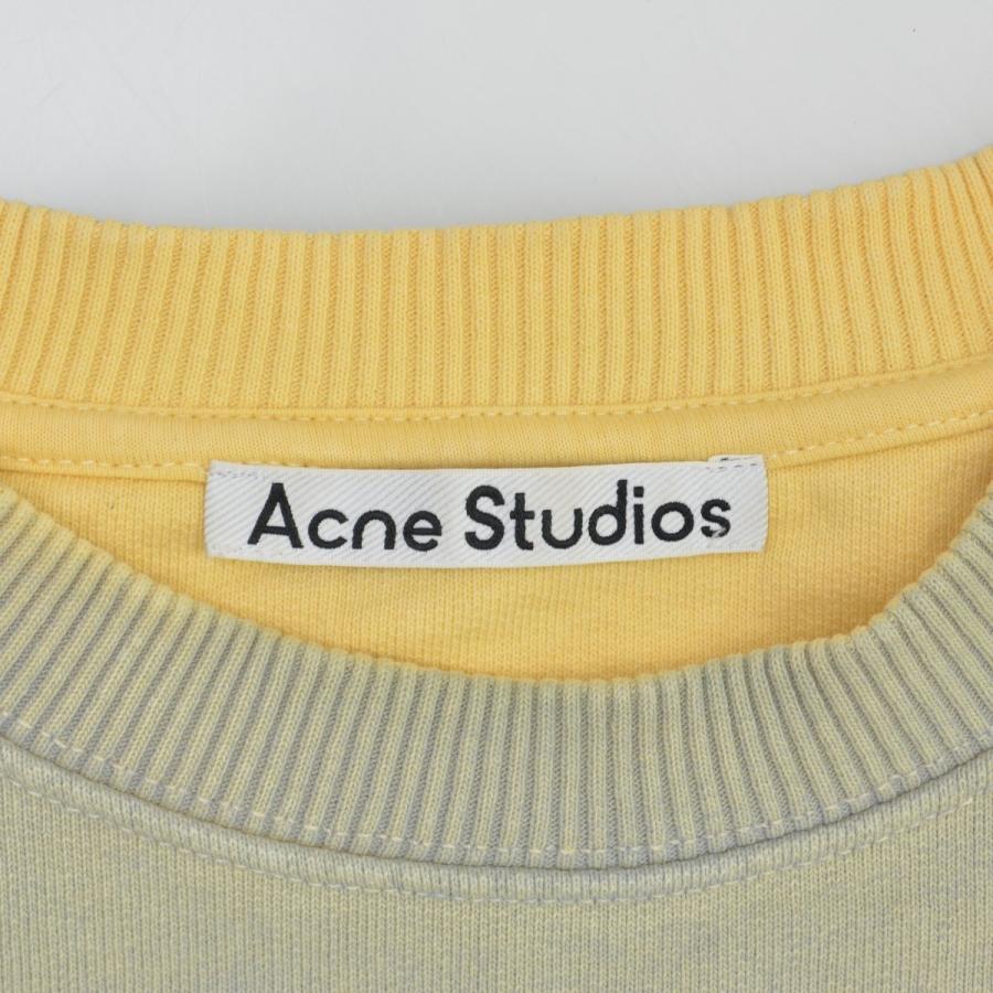 【AcneStudios】FN-WN-SWEA000137 Sweatshirt Cropped S Cotton Plain グラデーションクロップド長袖スウェット ACNE（アクネ） Acne Studios / アクネストゥディオズ FN-WN