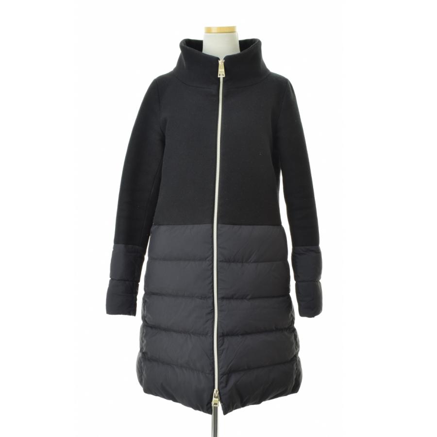 HERNO（ヘルノ） PI0848D-39601 DIAGONAL WOOL AND NUAGE PARKA フード