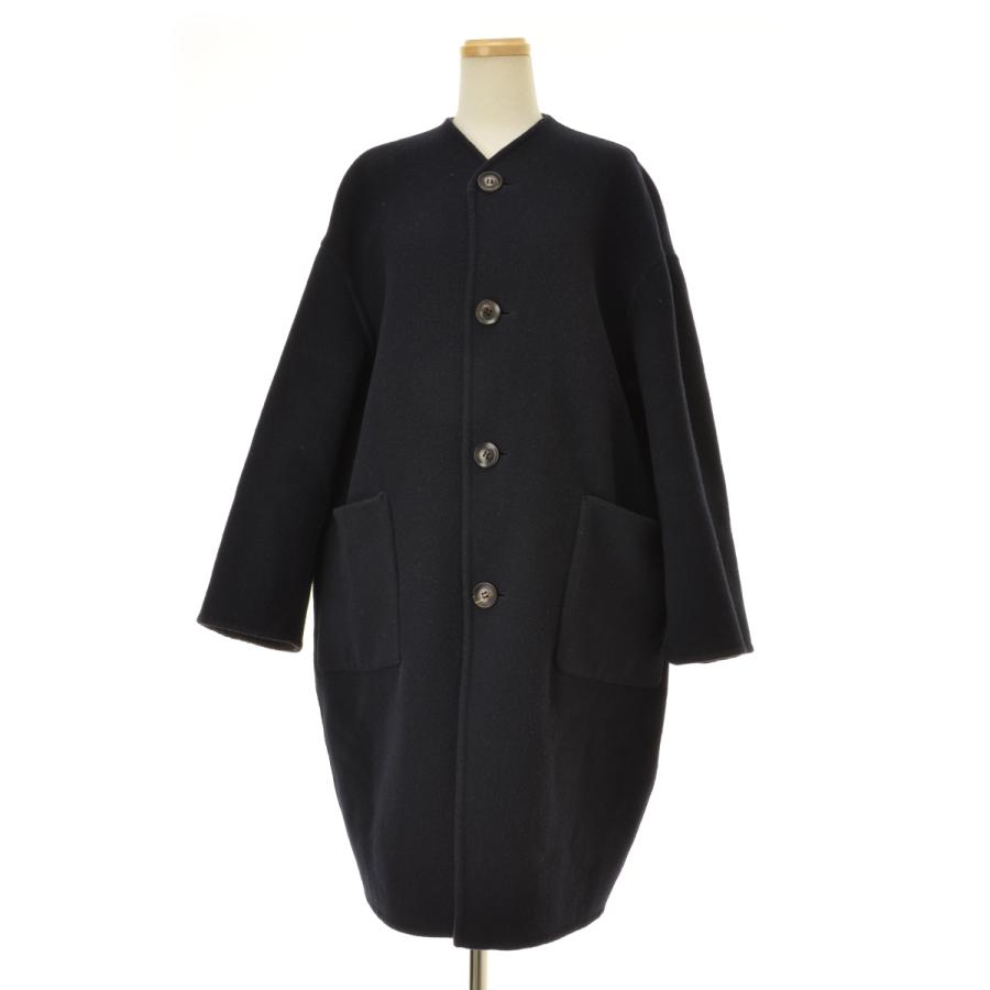 Le Glazik / ルグラジック JL-8982 MRW モッサ リバーシブルカラーレス ウールコート