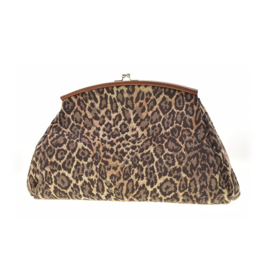 A VACATION / ア ヴァケーション PILLOW LEOPARD がま口 レオパード 
