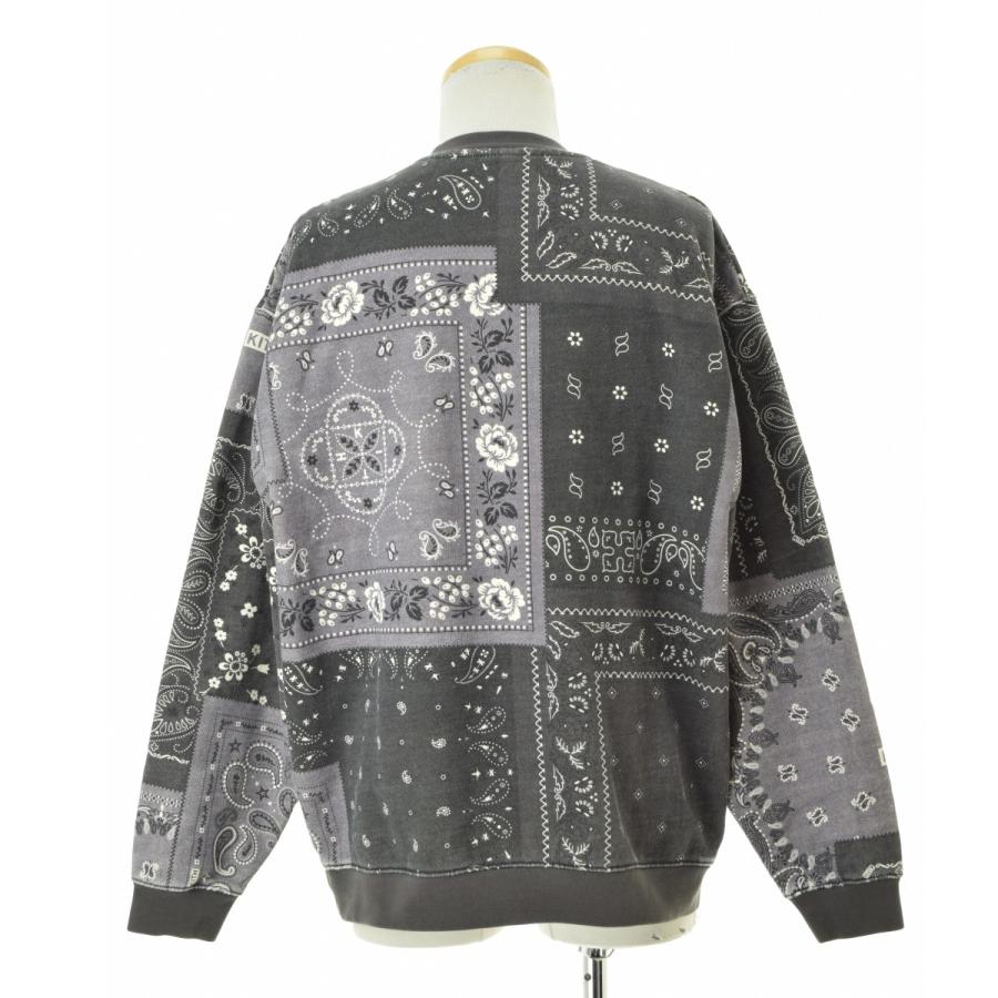 【KITH】21SS KH2650 Deconstructed Bandana Crewneck長袖スウェット KITH / キス 21SS KH2650 Deconstructed Bandana Crewneck 長袖