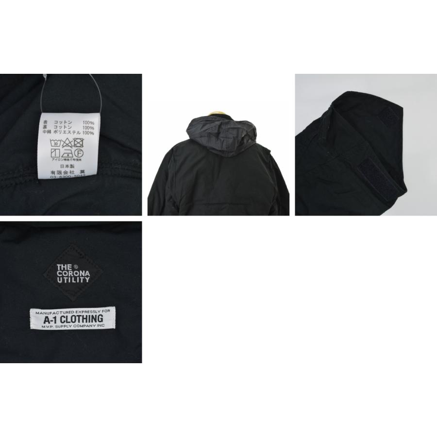 CORONA × A-1 CLOTHING / コロナ × A-1 CLOTHING CJ112 M-65 FIELD JACKET/GI POPLIN-BLACK フィールドジャケットの画像