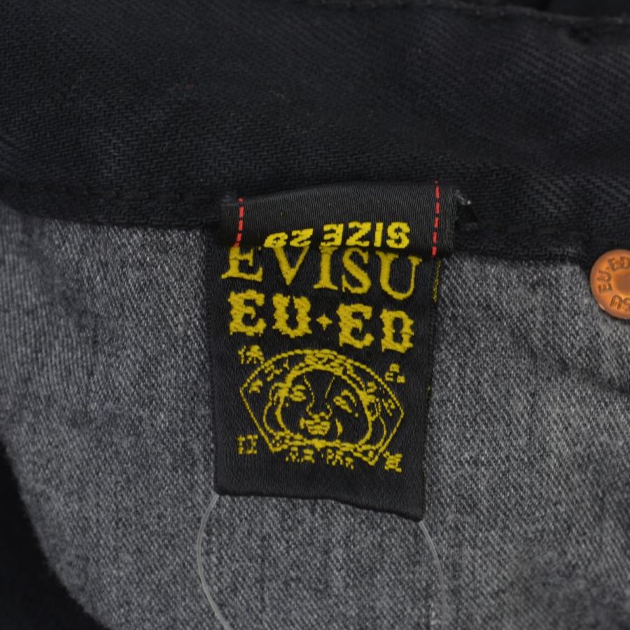 EVISU / エヴィス EUエディション ダメージ加工 ブラック デニムパンツ
