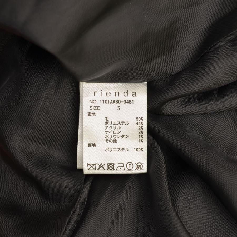 rienda / リエンダ 110IAA30-0481 25オーバーネックシンデレラライン ウールコート