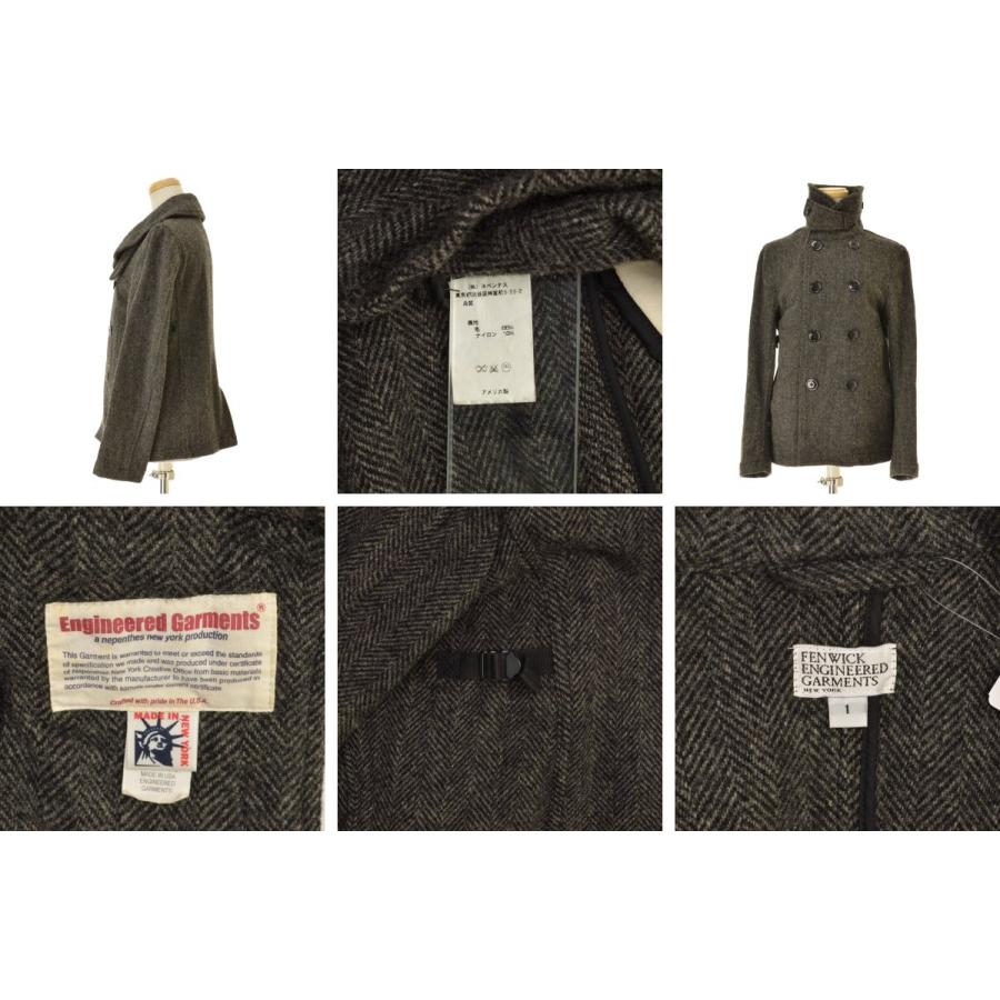 FWK ENGINEERED GARMENTS / エフダブリューケーエンジニアードガーメンツ ツィードヘリンボーン ショールカラー Pコート