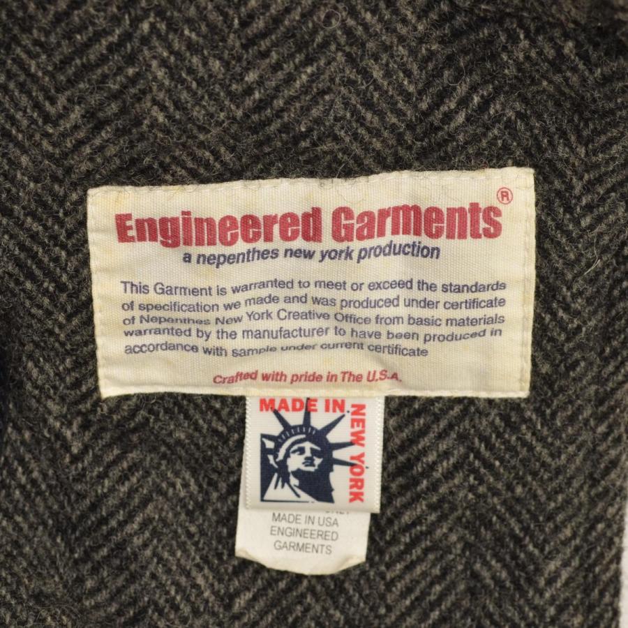FWK ENGINEERED GARMENTS / エフダブリューケーエンジニアードガーメンツ ツィードヘリンボーン ショールカラー Pコート