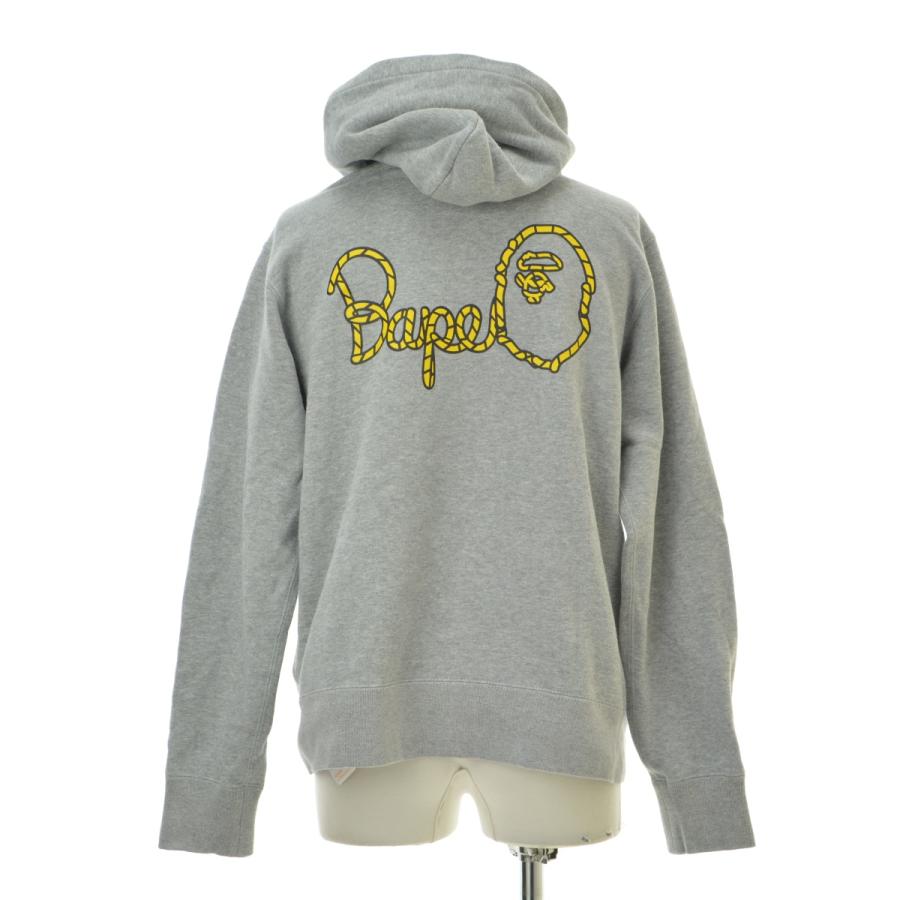 A BATHING APE / アベイシングエイプ ロープロゴ ジップアップスウェットパーカーの画像
