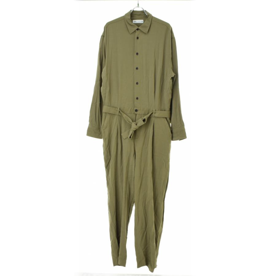 新品タグ付き定価2.8万円【クードシャンス】洗える❗コンビネゾン オールインワン ZARA（ザラ） 5883/367/515 ベルト付ビスコースジャンプスーツ