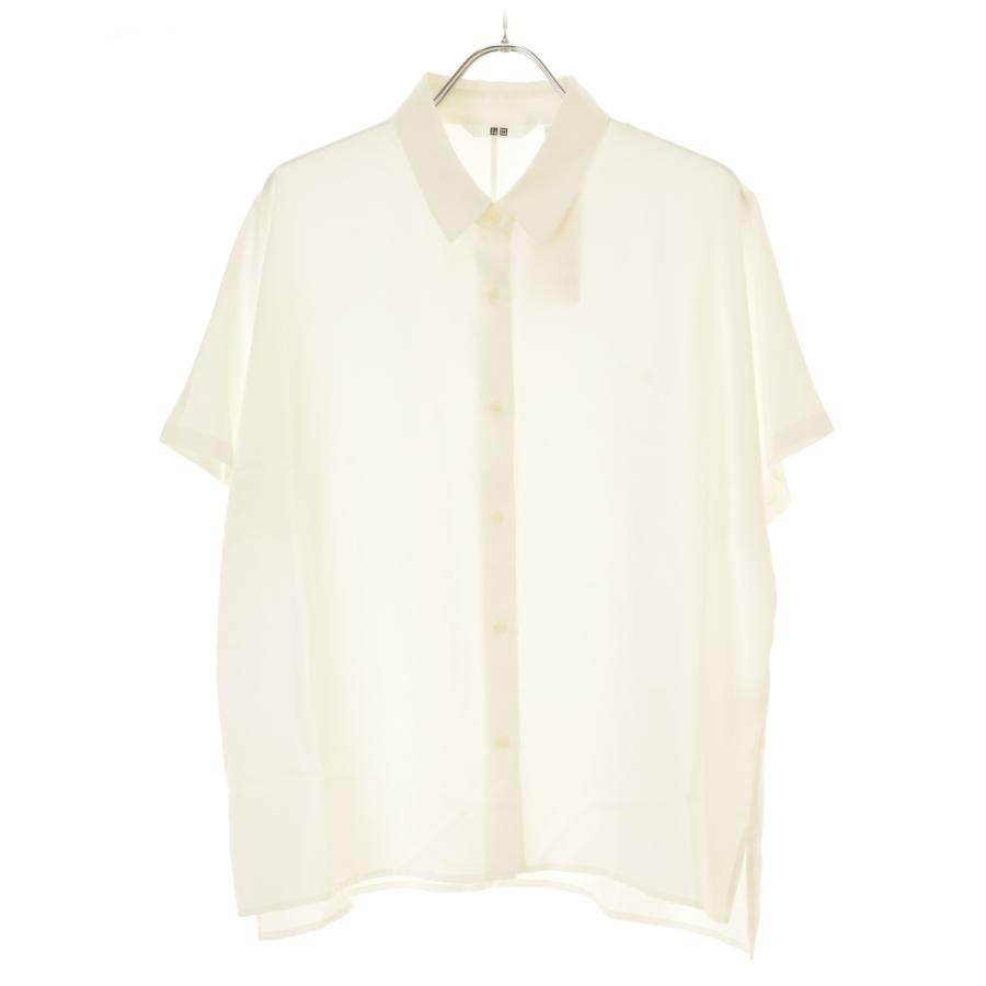 ユニクロ（UNIQLO） 464721 レーヨン 五分袖ブラウス : ブランド古着の